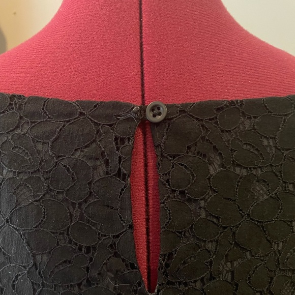 Talulah Black Lace Short Sleeve Blouse - Picture 8 of 8